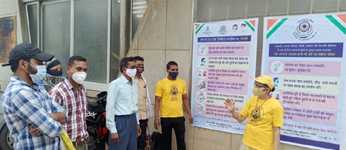 DLSA  के पैरा लीगल वालिंटियर्स चला रहे कोविड जागरूकता अभियान