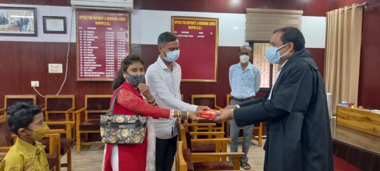 RAIPUR : ‘‘हमर अंगना‘‘ योजना के तहत, पहले प्रकरण का निराकरण