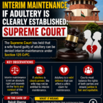 Wife can be denied interim maintenance if adultery is clearly established: Supreme Court